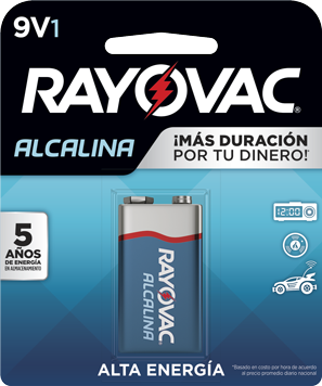 Pila Bateria 9V Alcalina